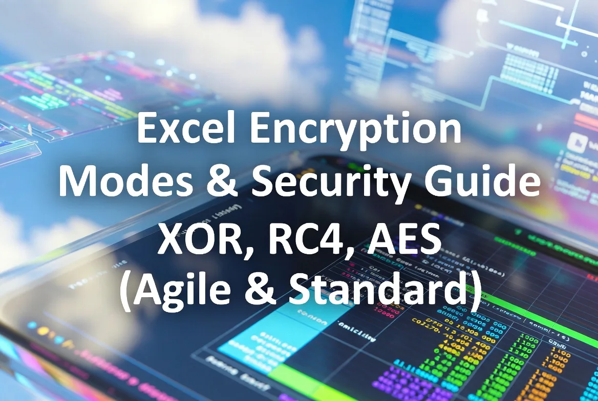 Excel encryption evolution from XOR to AES-256