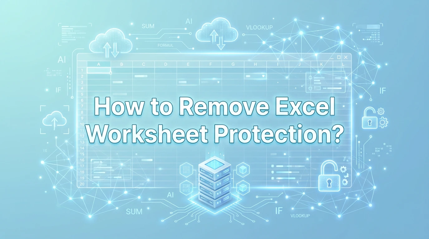 Microsoft Office Excel Worksheet Protection Removal Excel sheet protection lock icon with security symbols