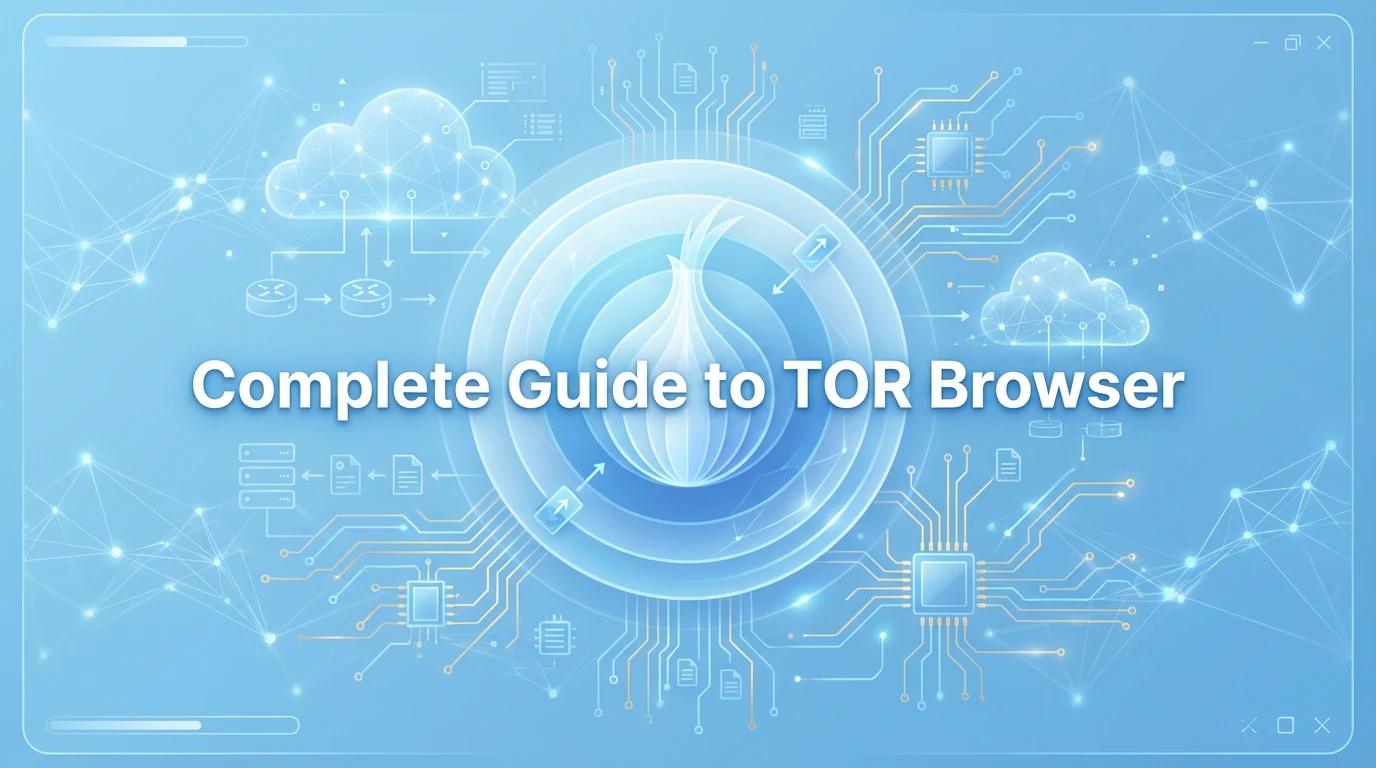 Tor Browser Onion Logo and Network Map